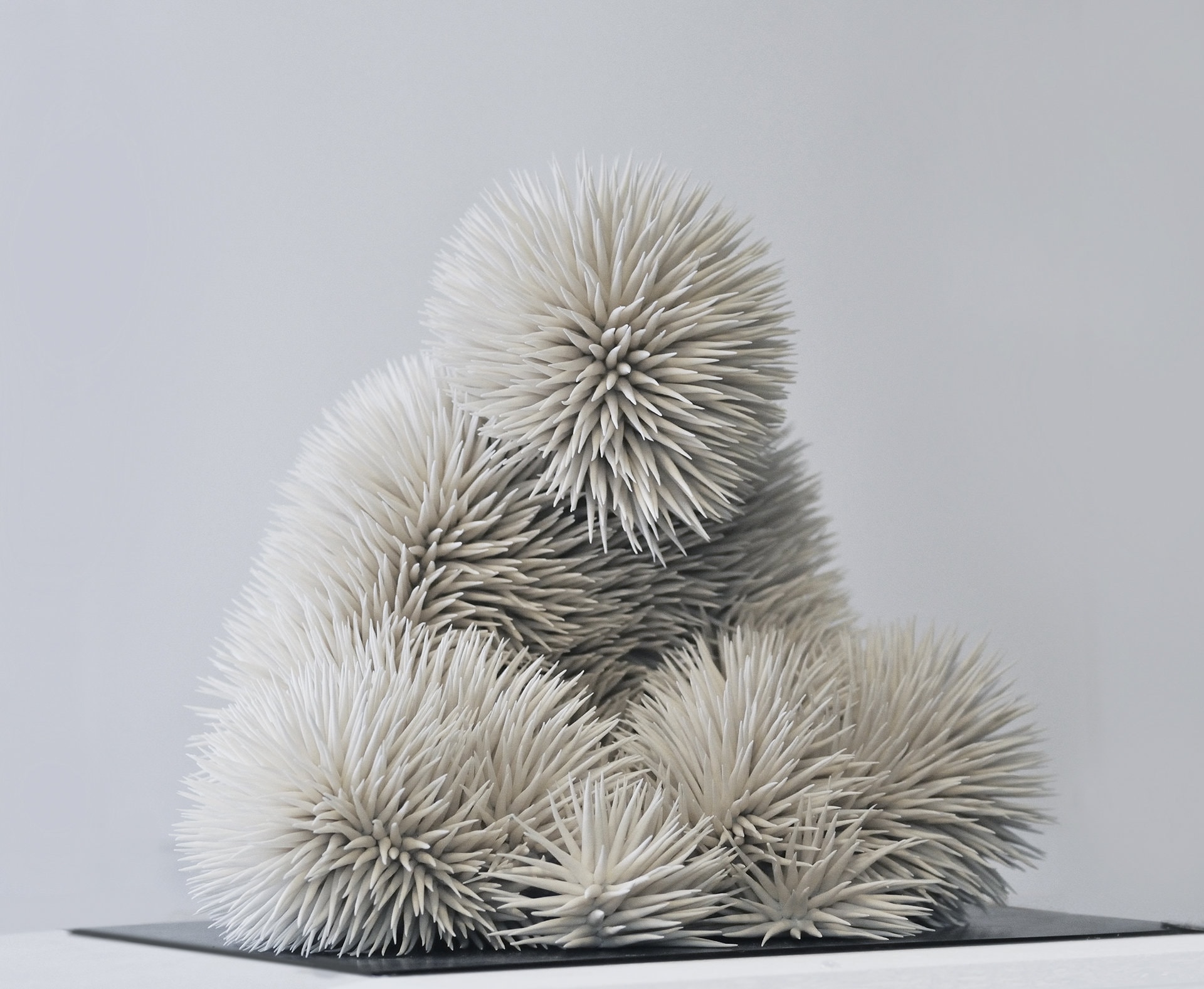 Samuel Yal, Impression/homme assis, 35x30x15 cm, 2015